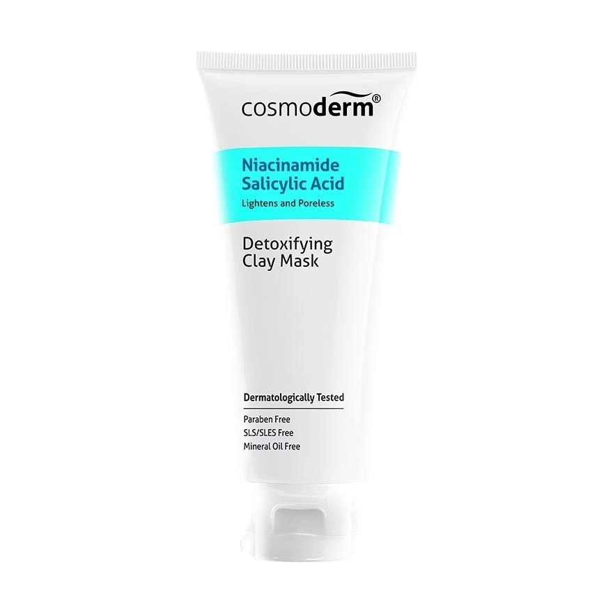 COSMODERM Niacinamide Salicylic Acid Detox Clay Mask 100ml