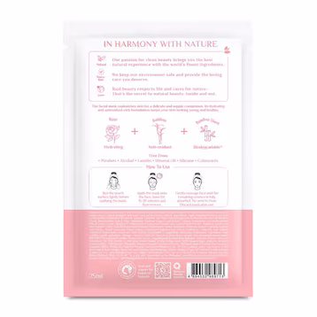 NATURALS Rose & Bamboo Facial Mask